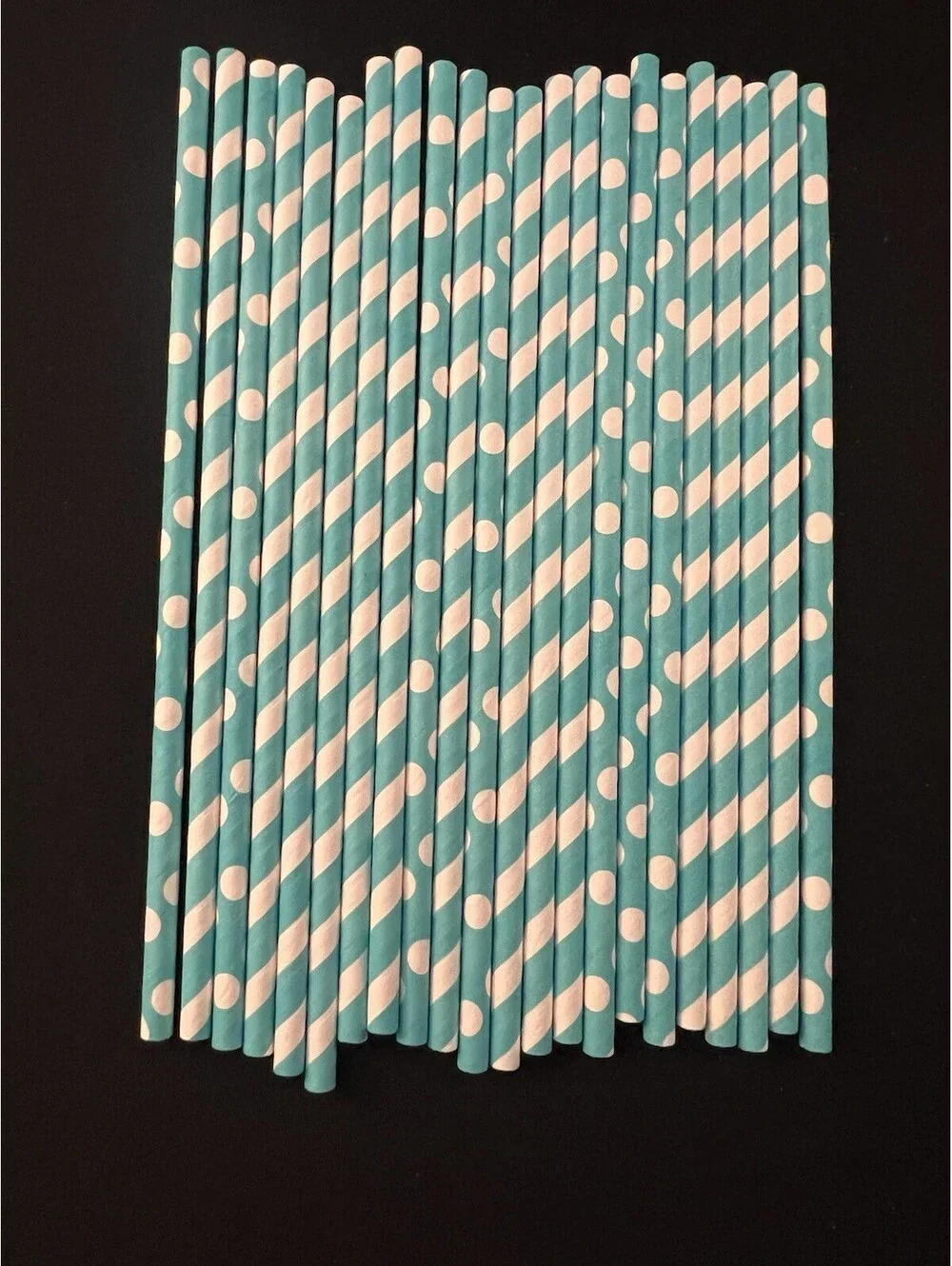 (22 PCS) Drinking Paper Straws - 7.75
